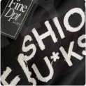 Fashion Sucks Hoodie detail