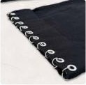 Black Denim detail