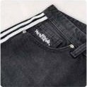 Striped Denim detail